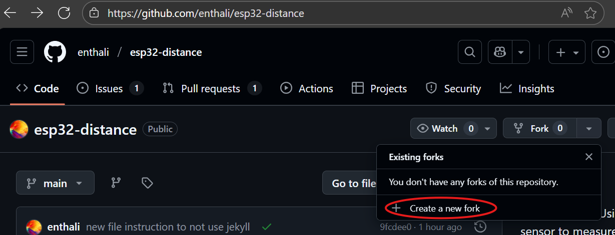 Fork Repository