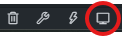 VS Code Monitor Button